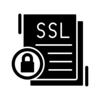 icono de vector de ssl