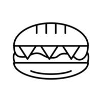 Sandwich Vector Icon