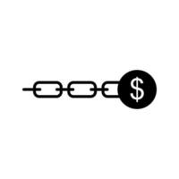 Unique Link Sales Vector Icon