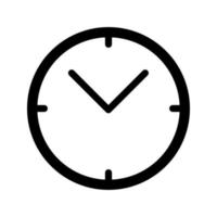 Unique Clock Vector Icon