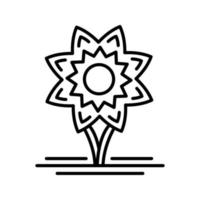 Daffodil Vector Icon