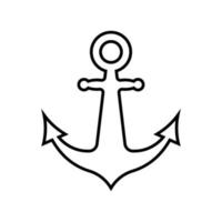 Anchor Logo vektor vector