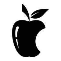 vector de logotipo de manzana saludable