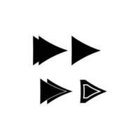 vector de conjunto de iconos de flecha