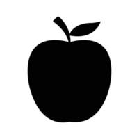 vector de logotipo de manzana saludable