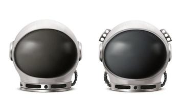 Astronaut helmet, cosmonaut space suit front view