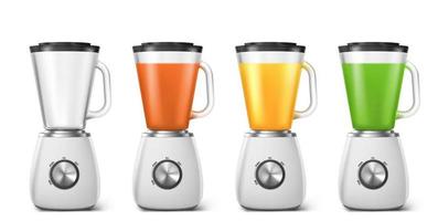 Blender, electric mixer for juice and smoothie vector