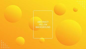 Yellow color abstract background with circles composition. Creative illustration for poster, brochure, landing, page, cover, ad, promotion. Eps10 vector