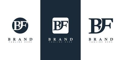 Modern and simple Letter BF Logo, suitable for any business with BF or FB initials. vector