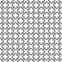 Black and white seamless pattern texture. Greyscale ornamental graphic design. Mosaic ornaments. Pattern template. vector