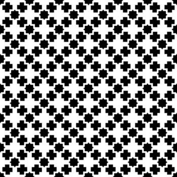 Black and white seamless pattern texture. Greyscale ornamental graphic design. Mosaic ornaments. Pattern template. vector