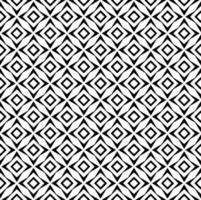 Black and white seamless pattern texture. Greyscale ornamental graphic design. Mosaic ornaments. Pattern template. vector