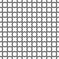 Black and white seamless pattern texture. Greyscale ornamental graphic design. Mosaic ornaments. Pattern template. vector