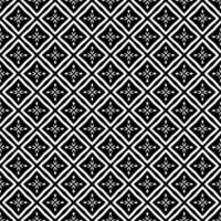 Black and white seamless pattern texture. Greyscale ornamental graphic design. vector