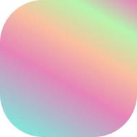 Holographic Shape Decorative Element Vector