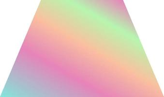 Holographic Shape Decorative Element Vector