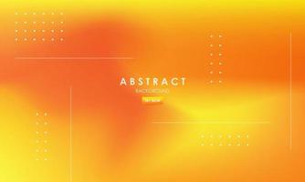 Modern gradients orange and yellow color background vector