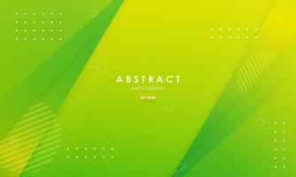 Modern gradients green and yellow color background vector