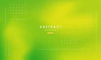 Modern gradients green and yellow color background vector