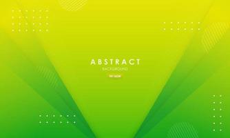 Modern gradients green and yellow color background vector