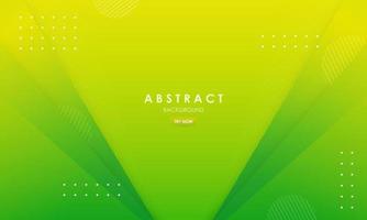 Modern gradients green and yellow color background vector