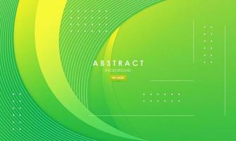 Modern gradients green and yellow color background vector