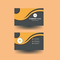 Corporate new business card 2023 vector