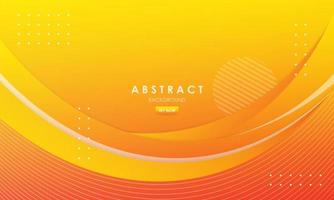 Modern gradients orange and yellow color background vector