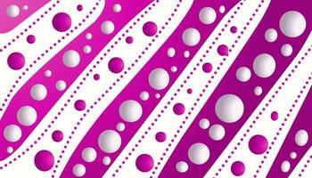 The purple and white background design with gradient color balls is suitable for banners, posters, and so on vector