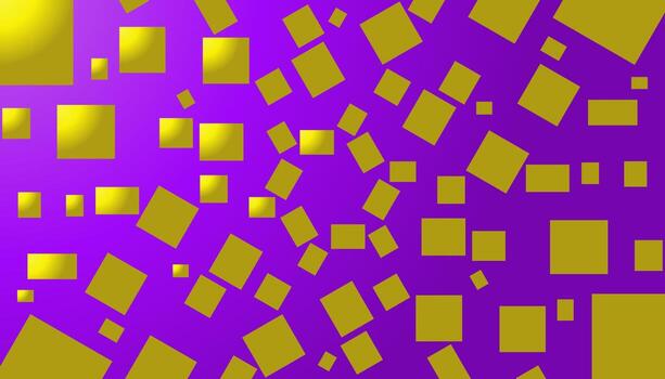 Gradient purple background design with yellow checkered pattern suitable for banners, posters, and others vector