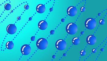 Light blue gradient background design with gradient color balls suitable for banners, posters, and others vector