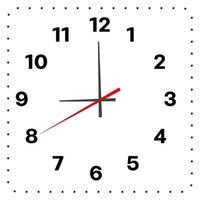 house clock home wall clock Clock for looking at the time time zone telling the time vector