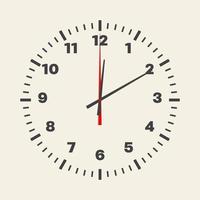 house clock home wall clock Clock for looking at the time time zone telling the time vector