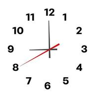 reloj de casa reloj de pared de casa reloj para mirar la hora zona horaria decir la hora vector