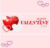 Background valentine day. vector