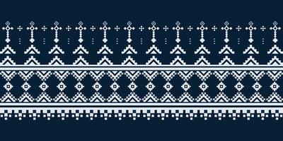 Geometric ethnic oriental pattern background. Design for texture, wrapping, clothing, batik, fabric, wallpaper and background. Pattern embroidery design. vector