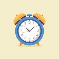 Alarm clock concept. Vector illustration