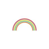 Rainbow illustration vector