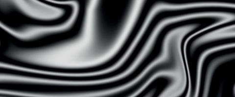 Abstract flowing liquid curve line in grey silver black metallic. Glossy pattern cool background textures. Beautiful drawing with the divorces and wavy lines in gray tones. Beautiful Marbling. Marble vector