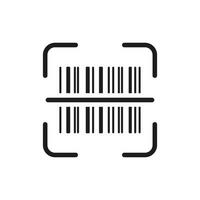 Scan Bar Code Label Icon. Barcode Tag Scanner Pictogram. Product Information Identification Sign. Digital Scanning Technology. Isolated Vector Illustration.