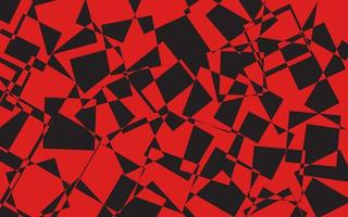 Abstract pattern black and red color background vector