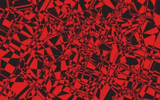 Abstract pattern black and red color background vector