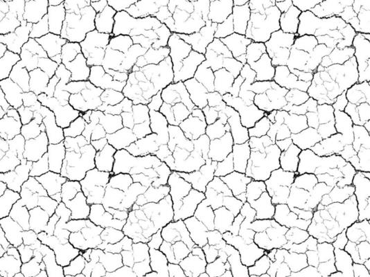 Crack vector seamless pattern. Grunge urban graphic repeatable backdrop. Overlay distress grained seamless texture. One color graphic resource.