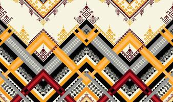 Abstract ethnic geometric seamless pattern vector. African Arab American Aztec motif pattern. vector elements designed for background, wallpaper, print, wrapping,tile, fabric patern. vector pattern.