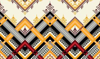 Abstract ethnic geometric seamless pattern vector. African Arab American Aztec motif pattern. vector elements designed for background, wallpaper, print, wrapping,tile, fabric patern. vector pattern.