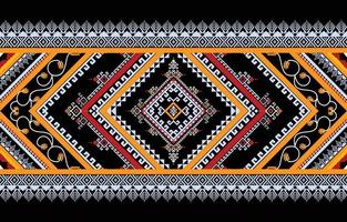 Abstract ethnic geometric seamless pattern vector. African Arab American Aztec motif pattern. vector elements designed for background, wallpaper, print, wrapping,tile, fabric patern. vector pattern.