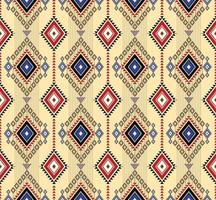 Abstract ethnic geometric ikat pattern. oriental African American Mexican Aztec motif textile and bohemian pattern vector elements. designed for background, wallpaper, print .vector ikat pattern.