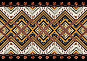 Abstract ethnic geometric seamless pattern vector. African Arab American Aztec motif pattern. vector elements designed for background, wallpaper, print, wrapping,tile, fabric patern. vector pattern.