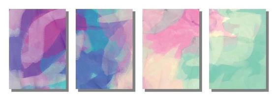 Abstract water color brush background. Set background. vector