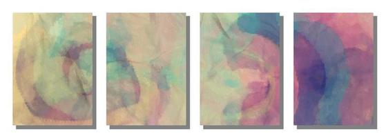 Abstract water color brush background. Set background. vector